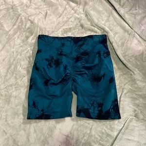 Xl real tye dye workout gym shorts